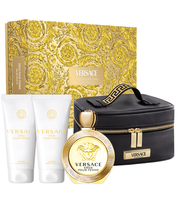 Kit Coffret Versace Eros Pour Femme Feminino Eau de Toilette